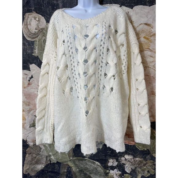 New Free People Follow Me Sweater Size Small - Picture 3 of 5
